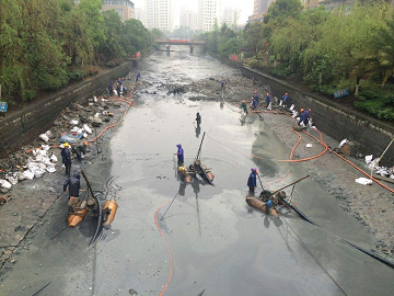 南京清洗管道如何清理河道淤泥？-- 南京暢捷市政工程有限公司